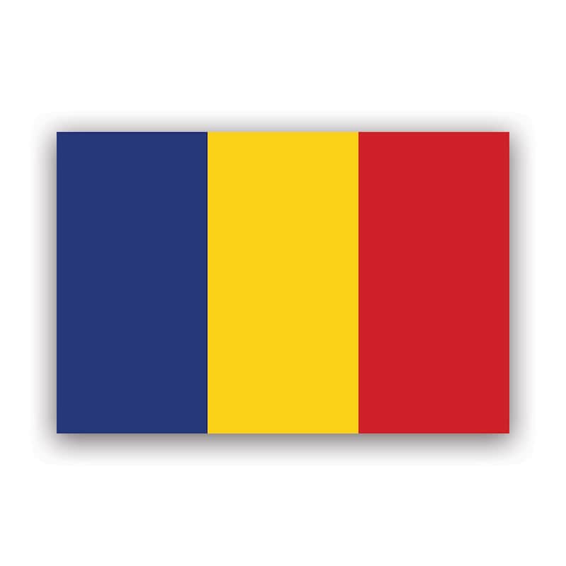 Flagging Notebook Romania Flag Stickers - Etsy