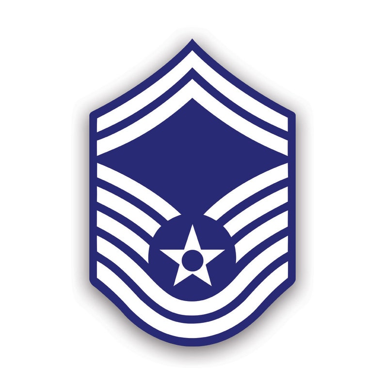 Smsgt E-8 Senior Master Sergeant Smsgt OR-8 Sticker Decal - Etsy