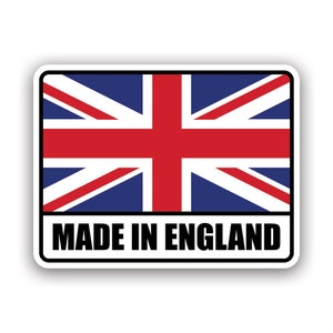 Made in England Sticker - Decal - American Made - UV Protected english gbr gb manufacture