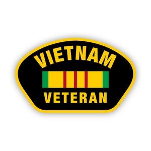 Vietnam Veteran Sticker - Decal - American Made - UV Protected - vet viet
