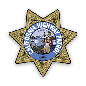 California Highway Patrol Seal Sticker - Decal - American Made - UV Protected chp chips