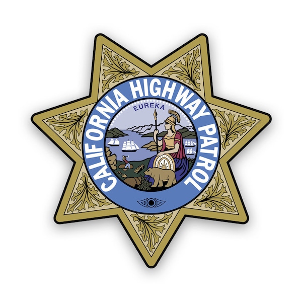 California Highway Patrol Seal Sticker - Decal - American Made - UV Protected chp chips