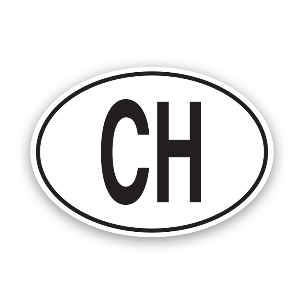 Oval bumper sale stickers