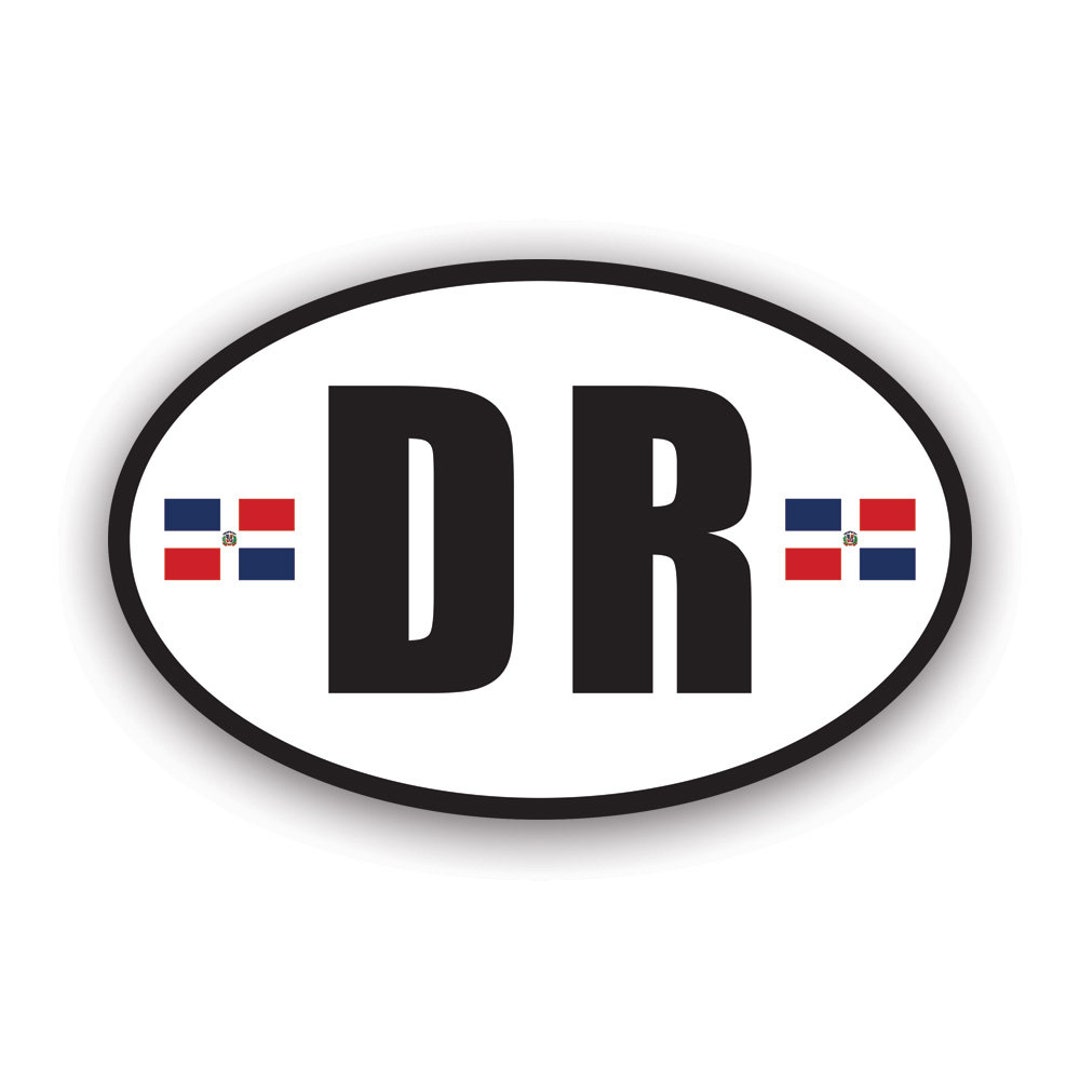 Dominican Instrument Sticker Dominican Republic Oval Sticker - Decal - American Made - UV Protected ...