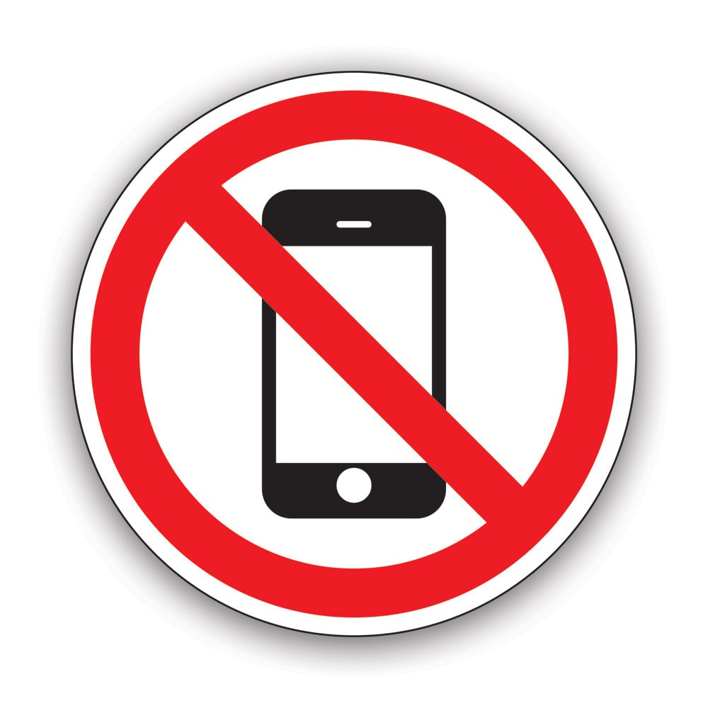 EW Designs 'No Cell Phone Zone' Vinyl Decal Sticker - 5 Inch, Outdoor Durable For Car, Laptop, Window - View #9