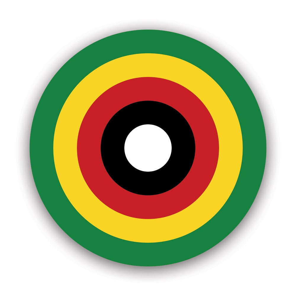 Air Force of Zimbabwe Roundel Sticker - Decal - American Made - UV ...