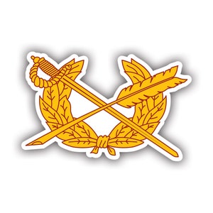 Army JAG Emblem Sticker - Decal - American Made - UV Protected - judge advocate general military law justice