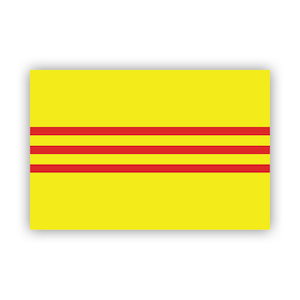 South Vietnam Flag Sticker - Decal - American Made - UV Protected vietnamese viet