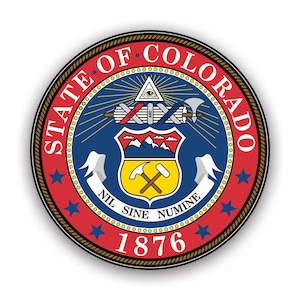 Colorado State Seal Sticker - Decal - American Made - UV Protected the centennial state