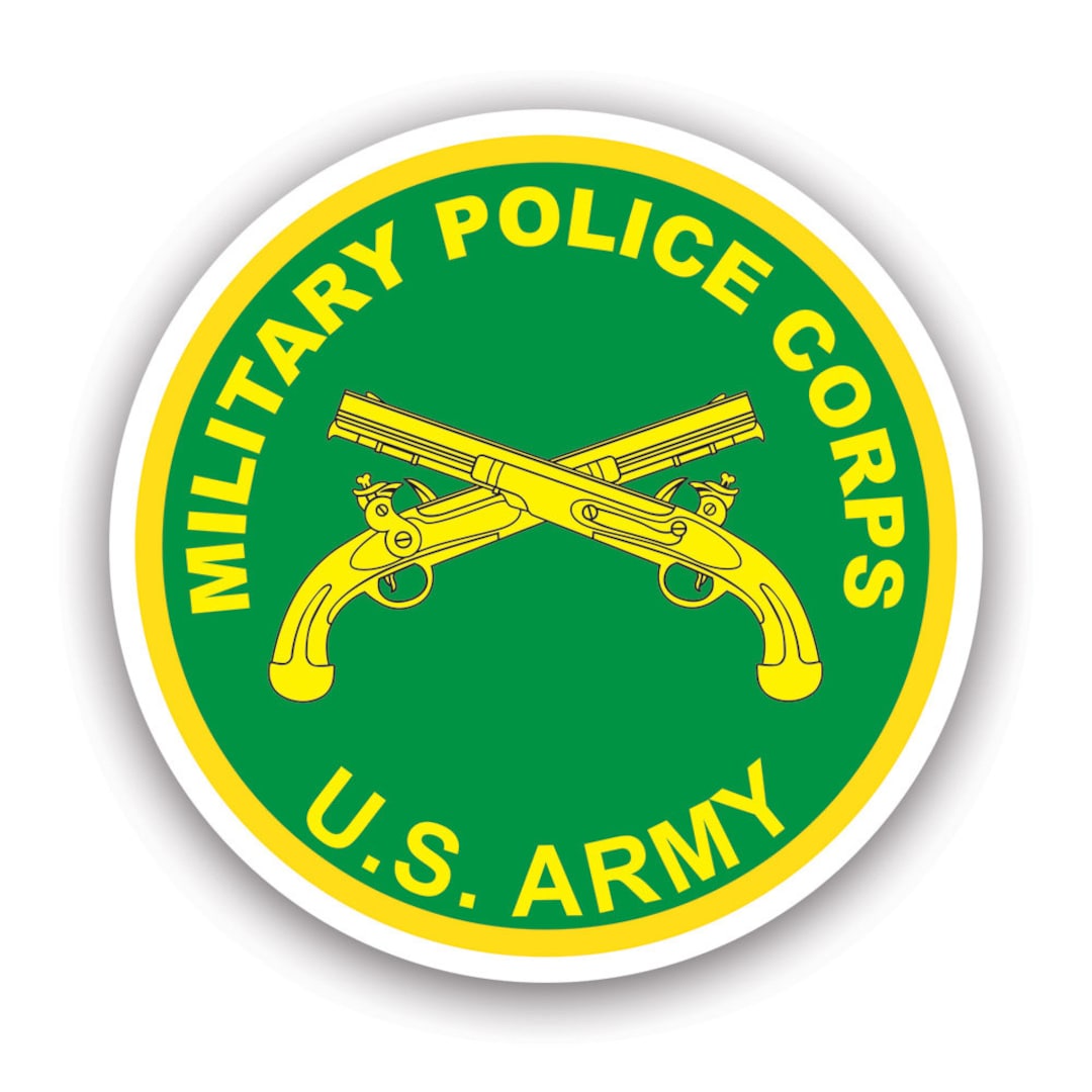 Military Police Corps Seal Sticker - Decal - American Made - UV ...