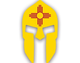 American Flag Spartan Helmet Decal – Vinyl Sticker For Truck Car Window – Aftershock