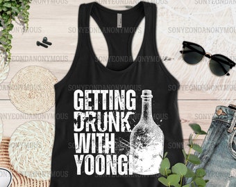 Getting Drunk With Yoongi Tank Top | Suchwita Tank | Suchwita Shirt | Yoongi Tank | Yoongi Shirt | Suga Tank | Suga Shirt | Agust D Tank Top