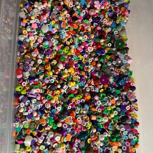 Confeti de cuentas/Kit de pulsera/Mezcla de cuentas/Lote de cuentas aleatorias/ Confeti de cuentas de pulsera