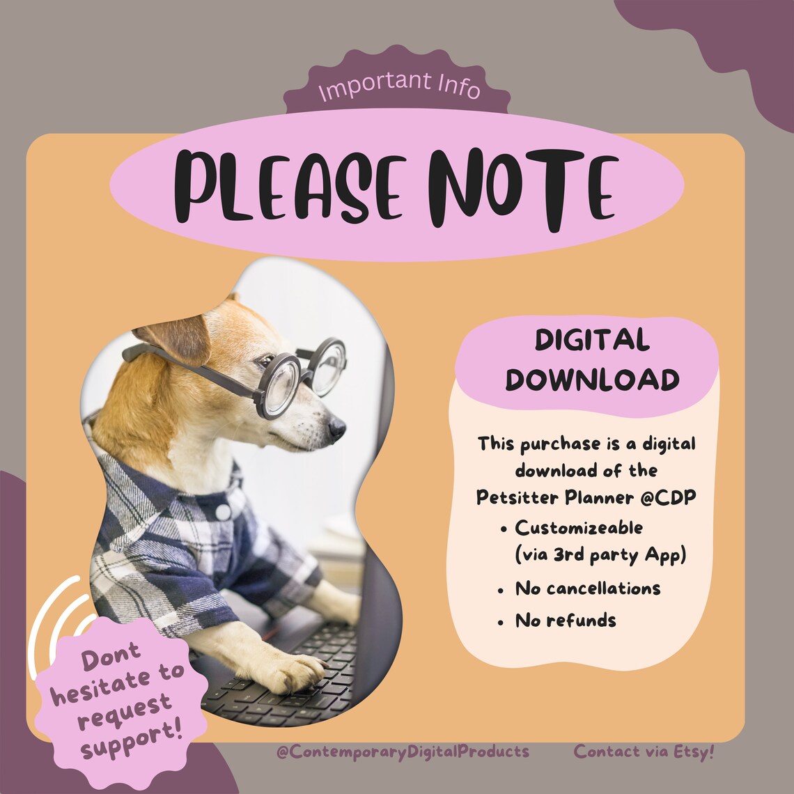 Pet Sitting Planner & Guide|pet Sitting Report Bundle| Dog Walking ...