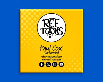 Imanes cuadrados personalizados de 5 x 5 cm para fotos, ilustraciones y logotipos.