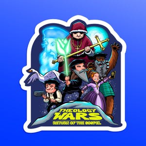 Sticker Theology Wars Reformed Theology RefToons