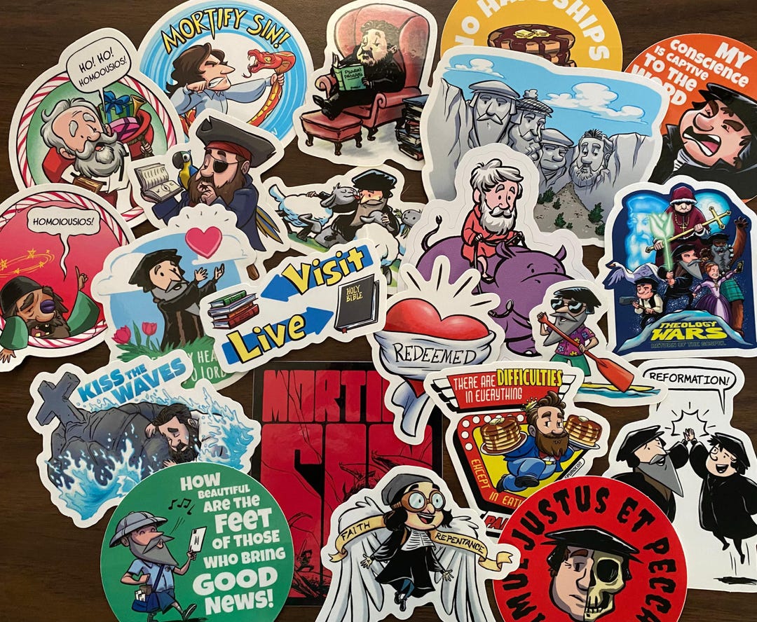 Reforms Stickers Assorted Sticker Pack (31 Stickers) Reformed Theology Stickers - Etsy