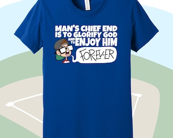 T-shirt chrétien réformé : Catéchisme de Westminster, Glorifiez Dieu