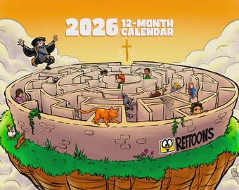 Calendario de 12 meses de 2026 - RefToons