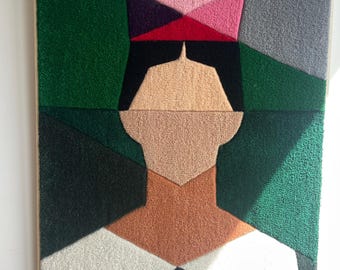 Quadro decorativo Frida Kahlo tamanho XL - Arte de parede para decoração de interiores, 56 x 71 cm