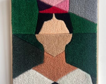 Quadro decorativo Frida Kahlo M - Arte de parede para decoração de interiores, 40 x 51 cm