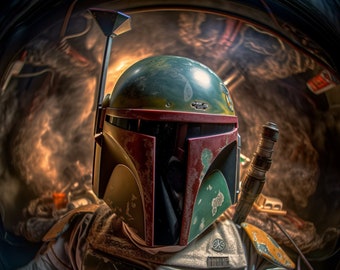 スターウォーズ武器ポスター - ボバ・フェットブラスター - Etsy 日本