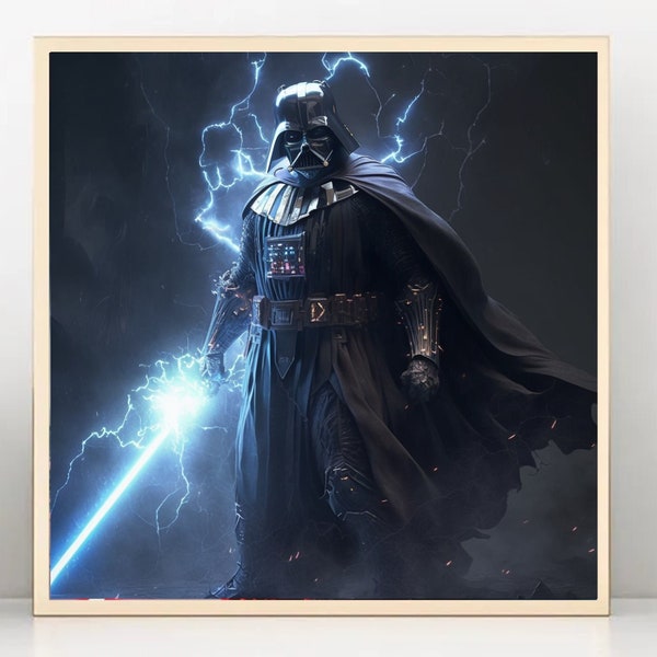 Darth Vader | STAR WARS Wall Art | Digital Art Print for Posters, Wall Decor, Canvases & Picture Frames