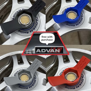 JDM Advan Wheel SA3R Super Advan Center Cap Spanner Wrench Tool With Free Keychain for a Limited time