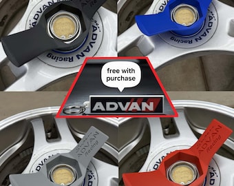 スーパーアドバン ADVAN SA3R センターパッケージ センターキャップ スーパーアドバンSa3rホイールセンターキャップコイン4個、15インチ