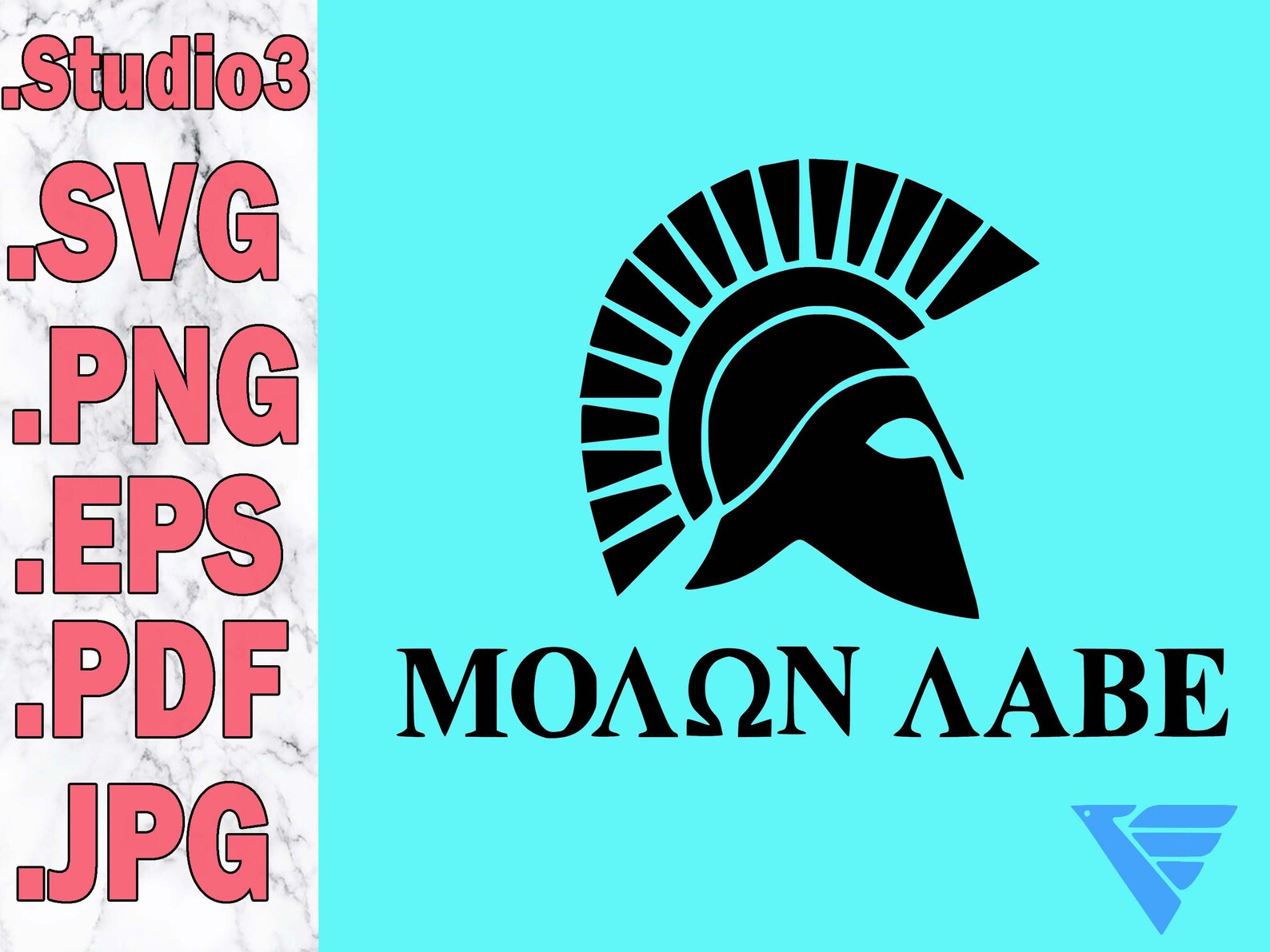 Molon Labe Digital File Svg Eps Jpg Pdf Studio3 Silhouette Cut File - Etsy