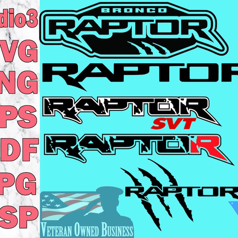 Ford Raptor Svt Decal - Etsy