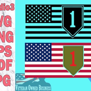 May include: A digital design featuring a red, white, and blue American flag with a green patch in the center. The patch has a white number "1" inside. The design is perfect for creating patriotic crafts, apparel, or home decor.
