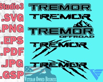 Archivos digitales de Tremor Raptor Stlye Off Road Studio3 Svg Png Eps Pdf Jpg Gsp