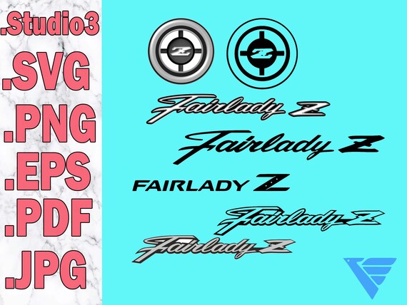 リーズンテンプレート　NICO Nissan Fairlady Z Datsun Digital File Svg Eps Png Jpg Pdf