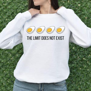 The Limit Does not Exist, Deviled Eggs Sweater, Funny Movie Sweater, Thanksgiving Feast Sweater, Thanksgiving Time, Gift for Her