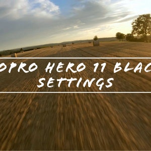 GoPro Hero 11 Black/Mini FPV Settings (Labs Firmware)