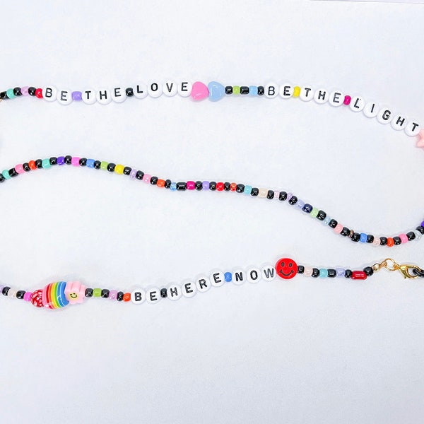 Customizable Sunglass Chain with quote