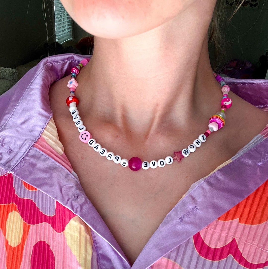 Custom Quote Choker Y2k Custom Choker Custom Festival Etsy