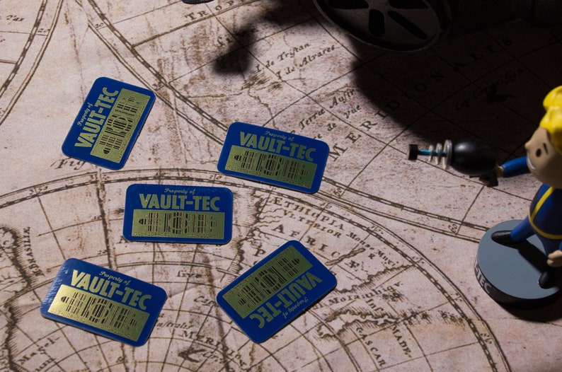 Fallout-klistermärke med inventarieetikett *Serie 1-set*: Vault-Tec, RobCo och Nuka-Cola-paket! bild 7