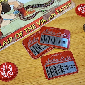 Fallout-klistermärke med inventarieetikett *Serie 1-set*: Vault-Tec, RobCo och Nuka-Cola-paket! bild 5