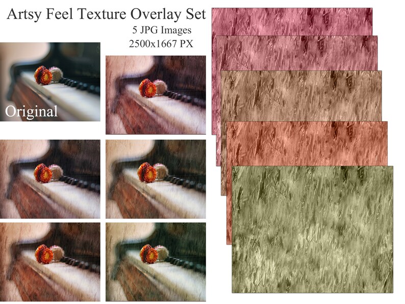 Color Fine Art Texture Overlays - Color Texture Overlays - Color ...