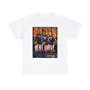 Miami Heat Jimmy Butler, Bam Adebayo, Tyler Herro SLAM magazine t-shirt
