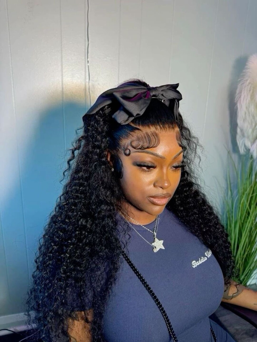 Water Wave Wig – HD Lace Front Wig 13x4 / 13x6 – Pre-plucked Human Hair ...