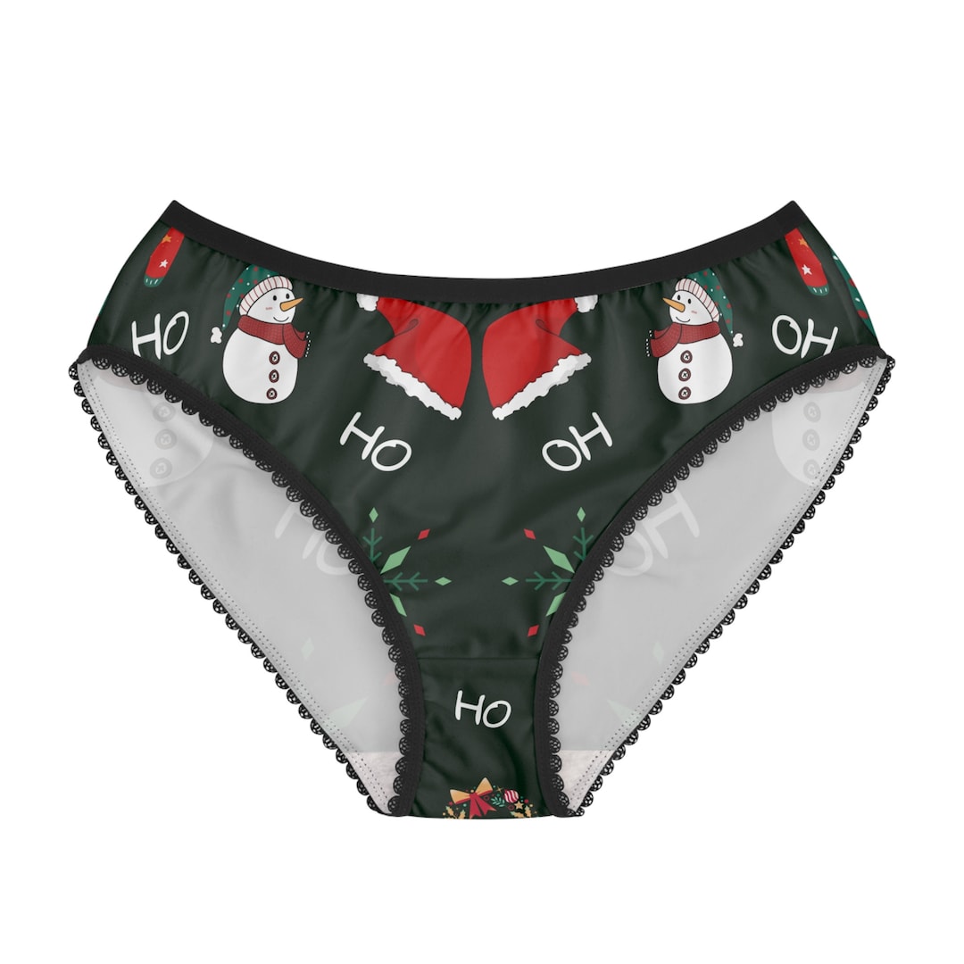 Christmas Gift for Womans Underwear Christmas Underwear Etsy