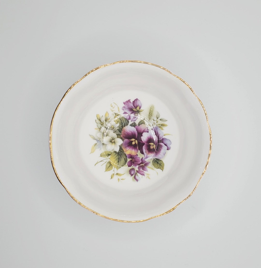 Sheltonian Small Bowl Sugar Bowl Dessert Bowl Purple Etsy