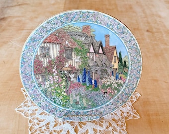 Royal Worcester Limited Edition Collector Plate, Villages Series