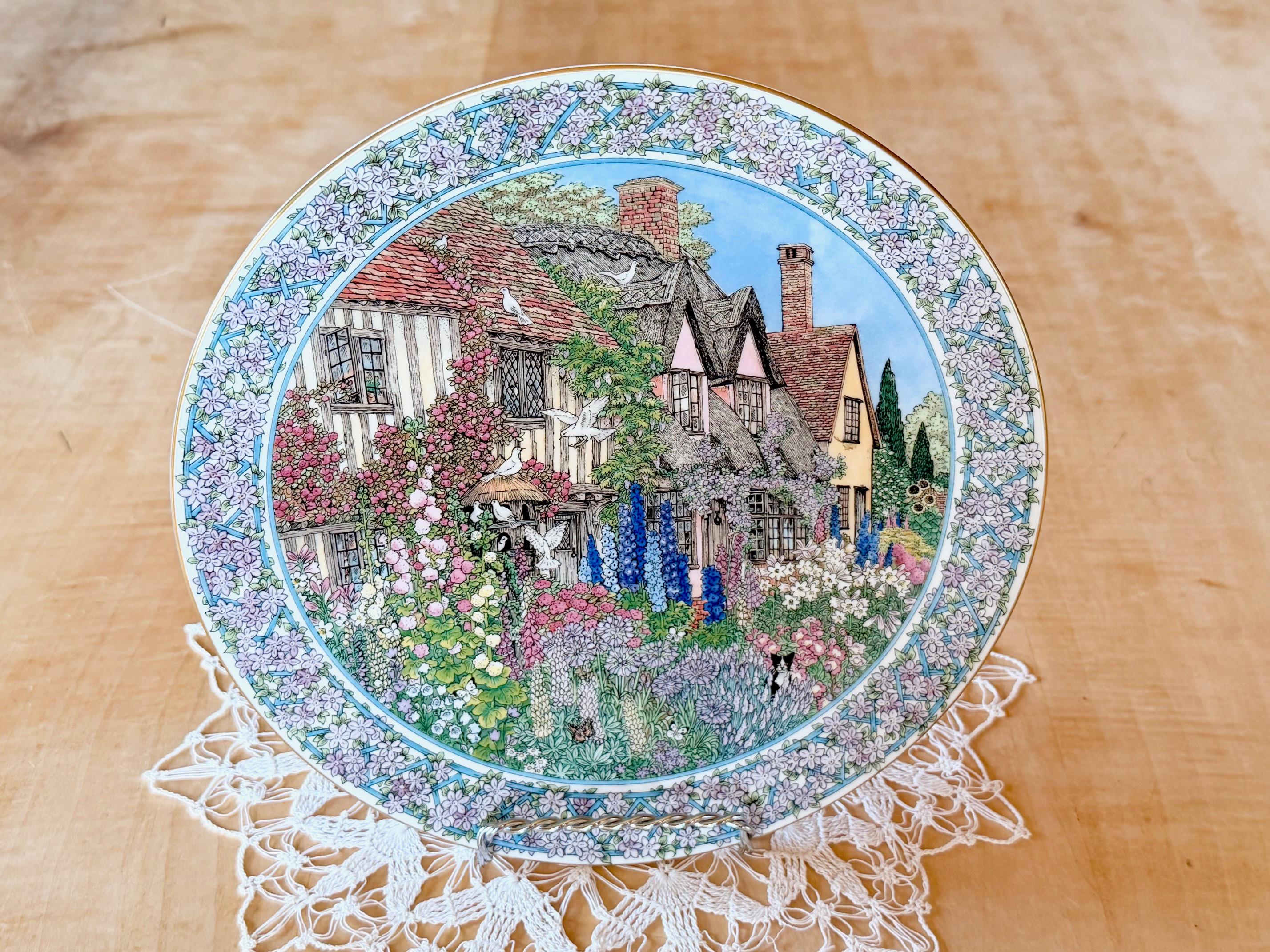 2050 ロイヤルウースター　ロンドン　絵皿  Sue Scullard 美品】ロイヤルウースター プレート 絵皿 飾り皿 ロンドンタワー