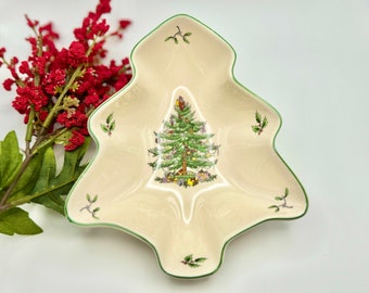 Spode, Christmas Tree Dish, 5 7/8"