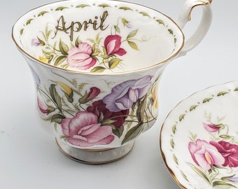 Royal Albert April Flower of the Month Series 