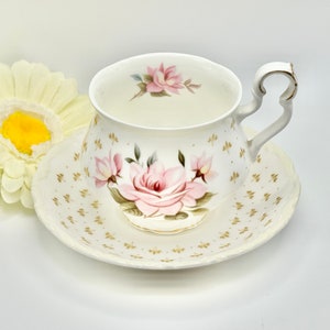 Royal Albert &quot;Marie Louise&quot; Pink Rose Teacup and Saucer England